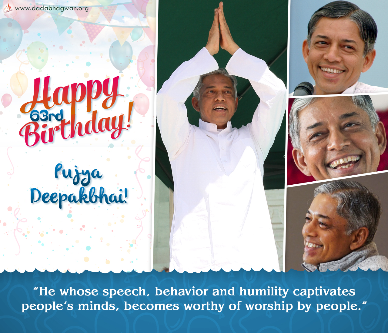 Pujya Deepakbhai 63rd Birthday - 2015