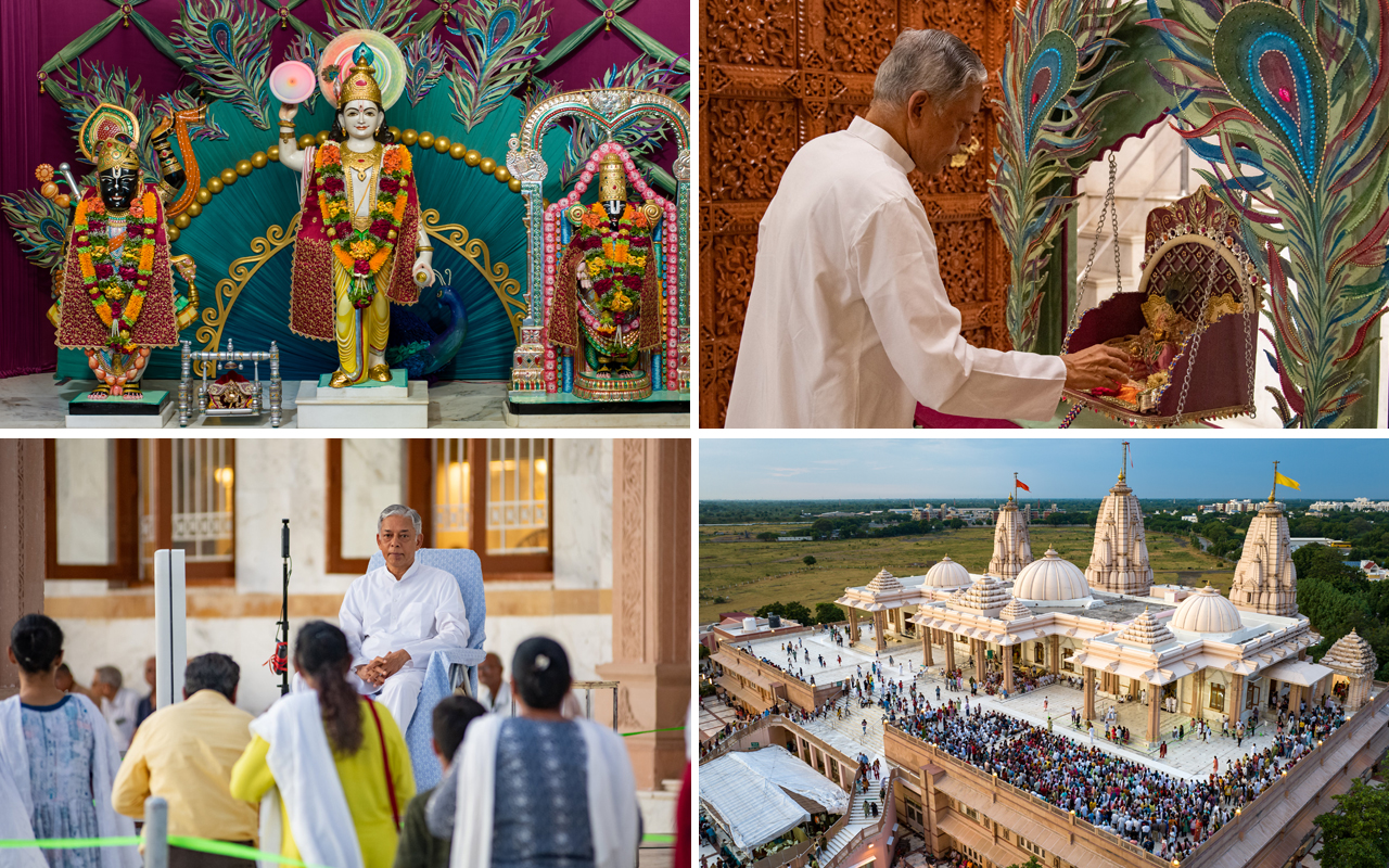 Janmashtami Celebration 2023 at Trimandir Adalaj